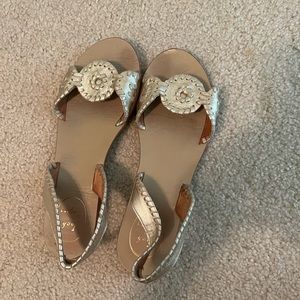 Jack Roger Platinum Sandals